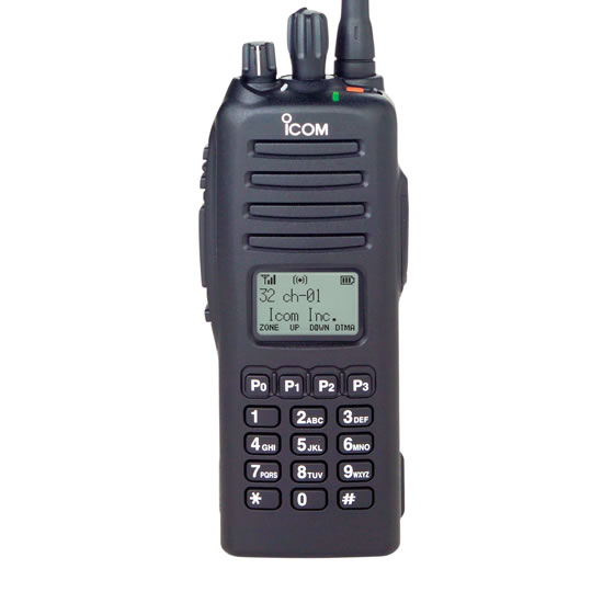 ICOM F70DT P25 digital radio with keypad
